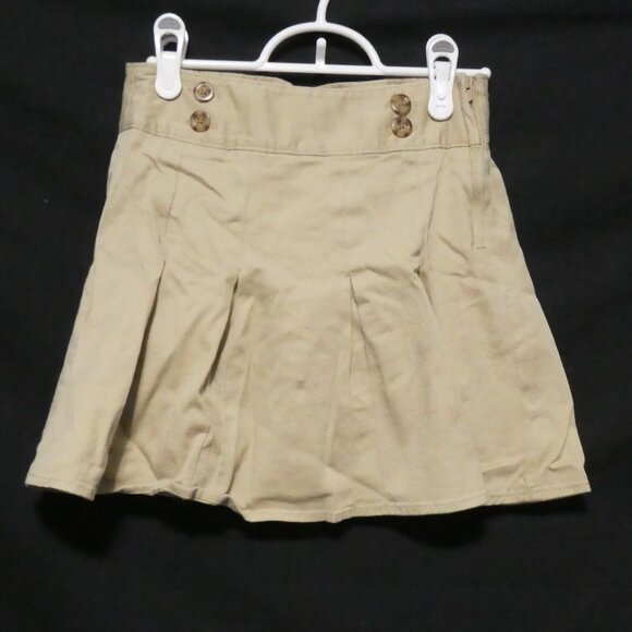 OLD NAVY | medium, 8, kids, girls, regular | Beige Skorts | Button Detail Front - Picture 1 of 14